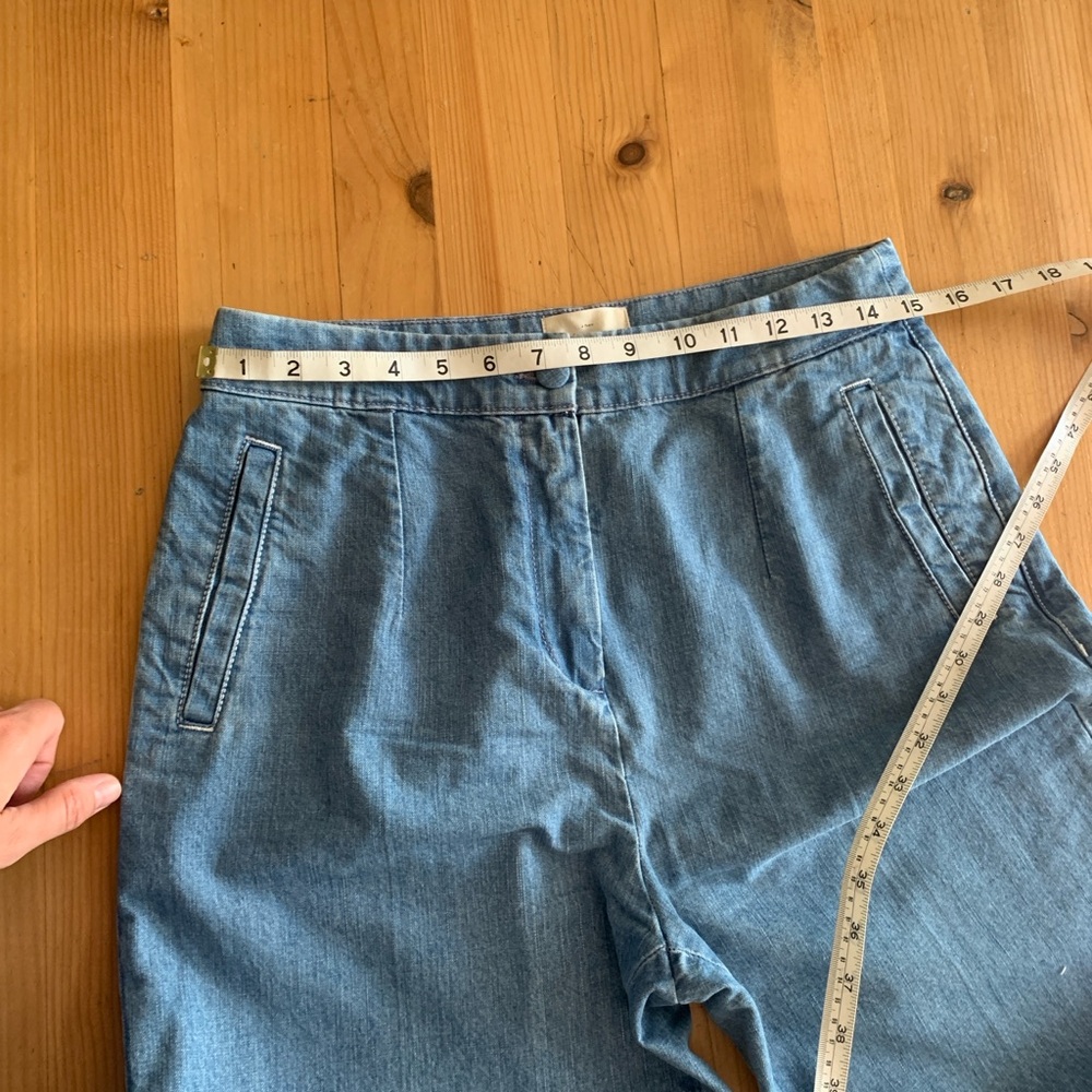 Sezane High Rise Blue Jeans - Picture 5 of 7